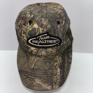Team Realtree Baseball Cap Multicolor One Size Adjustable Camouflage Cotton